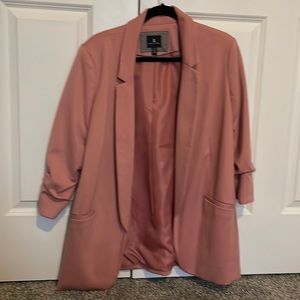 NWT Jules & Leopold Dusty Pink Long Blazer